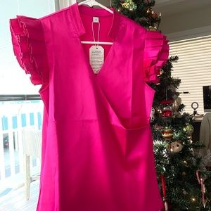 BRIGHT PINK Top - Size S - Made with ❤️ NYC Brand
